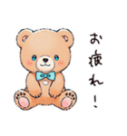 やさしいくまのスポーツ（個別スタンプ：8）