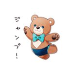 やさしいくまのスポーツ（個別スタンプ：13）