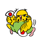 可愛いジャンボセキセイインコ（個別スタンプ：15）
