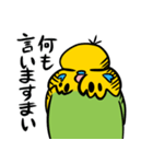 可愛いジャンボセキセイインコ（個別スタンプ：21）