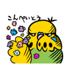 可愛いジャンボセキセイインコ（個別スタンプ：31）