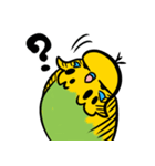 可愛いジャンボセキセイインコ（個別スタンプ：36）