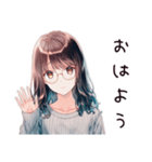 ネガティブ女子の日常（個別スタンプ：2）