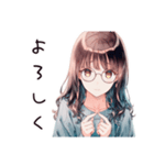 ネガティブ女子の日常（個別スタンプ：28）
