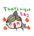 nenerin日常会話スタンプ311英語気遣い（個別スタンプ：19）