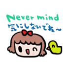 nenerin日常会話スタンプ311英語気遣い（個別スタンプ：39）