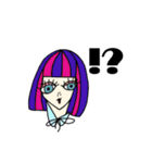asymmetry Girlと日常会話（個別スタンプ：17）