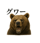 【叫ぶ！】リアルすぎるクマさんの絶叫LINE（個別スタンプ：15）