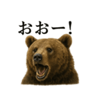 【叫ぶ！】リアルすぎるクマさんの絶叫LINE（個別スタンプ：16）