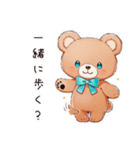 やさしいくまの街歩き（個別スタンプ：12）