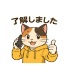 三毛猫は了解しました〜（個別スタンプ：6）