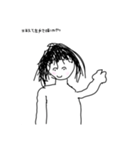 手描きゆるゆる女の子スタンプ（個別スタンプ：13）