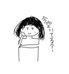手描きゆるゆる女の子スタンプ（個別スタンプ：29）