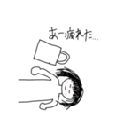 手描きゆるゆる女の子スタンプ（個別スタンプ：31）