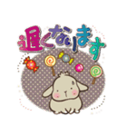 垂れ耳うさぎもちさま お菓子大好き！（個別スタンプ：10）