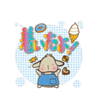 垂れ耳うさぎもちさま お菓子大好き！（個別スタンプ：16）