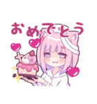 ヤンデレっ子4 (本音猫Ver.)（個別スタンプ：25）