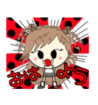 ルーズgirl❤︎日常/gray✖︎red（個別スタンプ：4）
