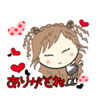 ルーズgirl❤︎日常/gray✖︎red（個別スタンプ：5）