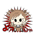 ルーズgirl❤︎日常/gray✖︎red（個別スタンプ：14）