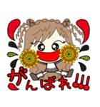 ルーズgirl❤︎日常/gray✖︎red（個別スタンプ：17）