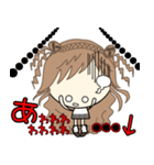 ルーズgirl❤︎日常/gray✖︎red（個別スタンプ：22）