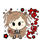 ルーズgirl❤︎日常/gray✖︎red（個別スタンプ：25）