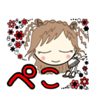 ルーズgirl❤︎日常/gray✖︎red（個別スタンプ：31）