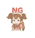 登山するメイドさんスタンプ2（個別スタンプ：2）