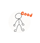動きます棒人間（個別スタンプ：6）