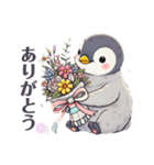 もふもふペンギン❣️（個別スタンプ：30）