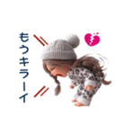 カップルで使える❤️常に叫ぶ子 女の子ver.（個別スタンプ：10）