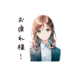 ほろ酔いOLの乾杯（個別スタンプ：2）