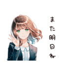 ほろ酔いOLの乾杯（個別スタンプ：18）