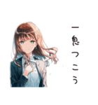 ほろ酔いOLの乾杯（個別スタンプ：34）
