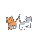 かわいい猫たちと使いやすいフレーズ（個別スタンプ：22）