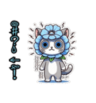ネモフィラにゃん①,（個別スタンプ：28）