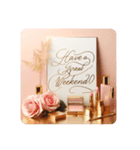 #丁寧な挨拶♪日常会話 Rose and Cosmetics（個別スタンプ：15）