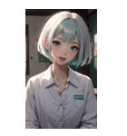 おとなしい女の子の写真（個別スタンプ：28）