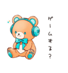やさしいくまの休日（個別スタンプ：12）