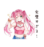 自信満々のポジティブ女子（個別スタンプ：20）