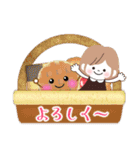 毎年使える♥年末年始＆お正月3モカちゃん（個別スタンプ：25）