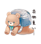 やさしいくまの山登り（個別スタンプ：25）