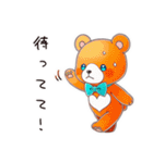 やさしいくまの山登り（個別スタンプ：34）