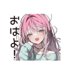 占い信者女子の悩みすぎ（個別スタンプ：3）