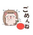 ハリネズミ✖️トマトのにっこりスタンプ（個別スタンプ：8）