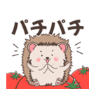 ハリネズミ✖️トマトのにっこりスタンプ（個別スタンプ：19）