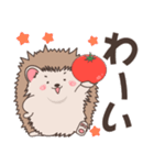 ハリネズミ✖️トマトのにっこりスタンプ（個別スタンプ：29）