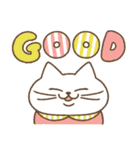 隣のねこちゃん【寄り添い】（個別スタンプ：1）