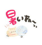 にっこり猫の前向き幸せ言葉スタンプ♡春夏（個別スタンプ：30）
